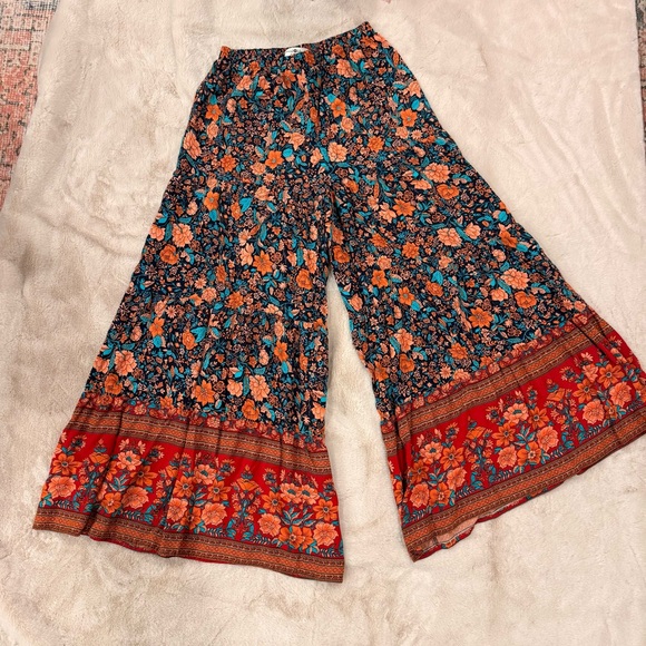 Natural Life Floral Wide Leg Palazzo Pants - Picture 5 of 5